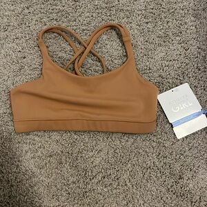 NEVER WORN Athleta nude sports bra!!